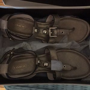 Coach sandals size 9
